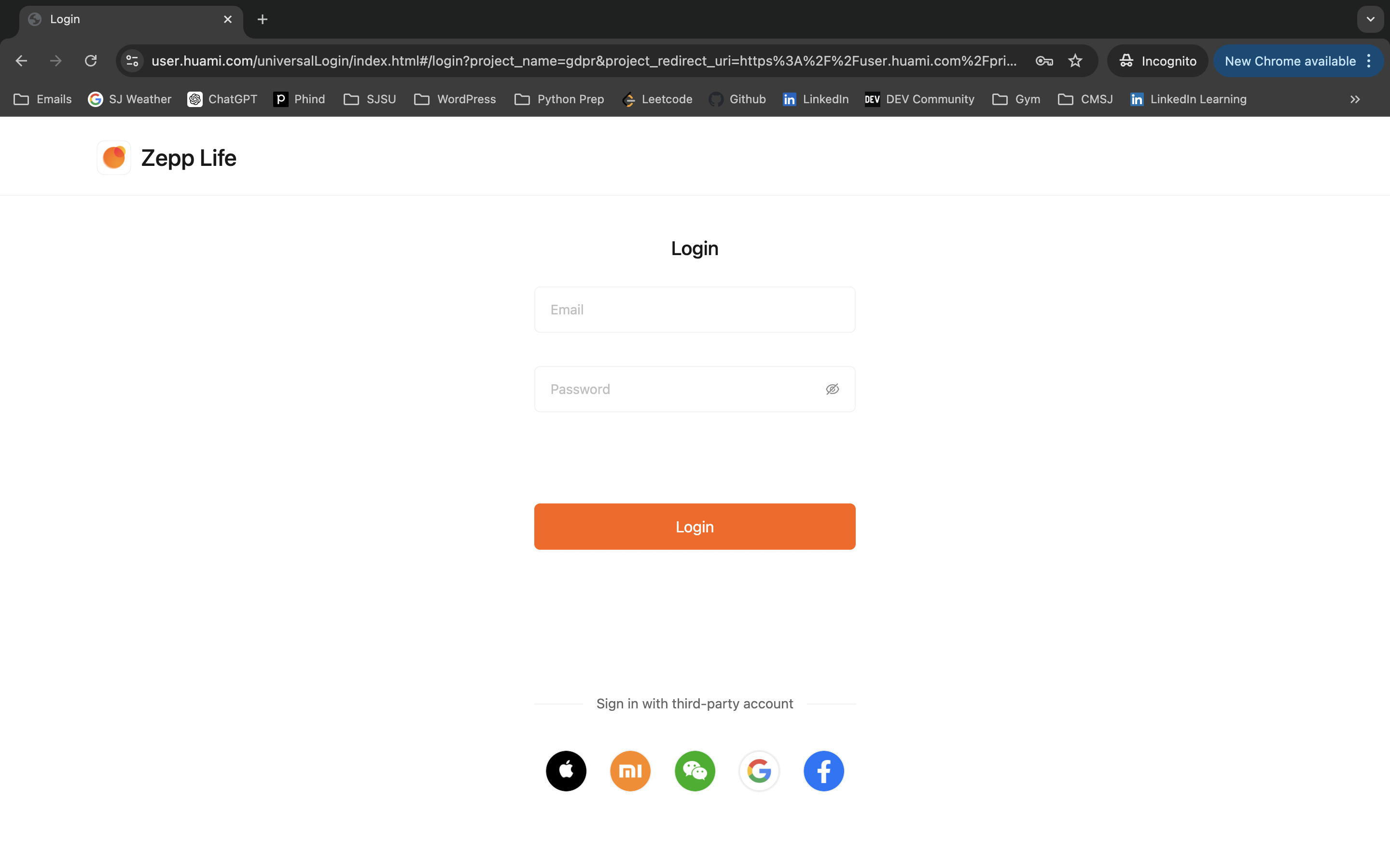 Login